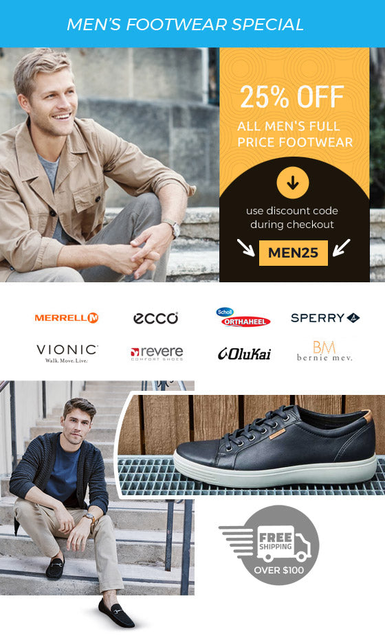 25% Off Men's Full Priced Footwear