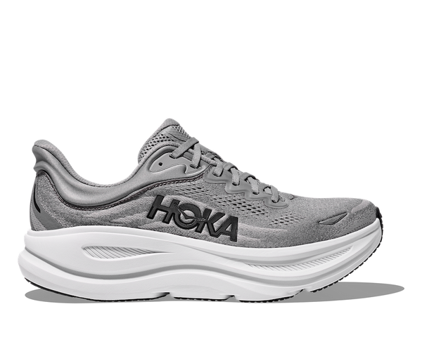 HOKA Men's Bondi 9 WIDE Galactic Grey/Stellar Grey