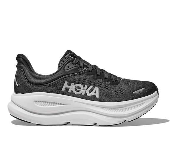 HOKA Men's Bondi 9 WIDE Black/White